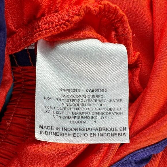 Nike Dri-Fit Shorts Womens Size Small Orange Clemson Tigers Tempo Running Shorts - Picture 9 of 10